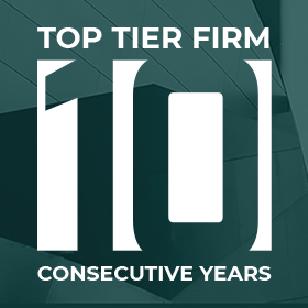 Pabst Patent Group Ranked as a Top Tier Firm Ten Years in a Row